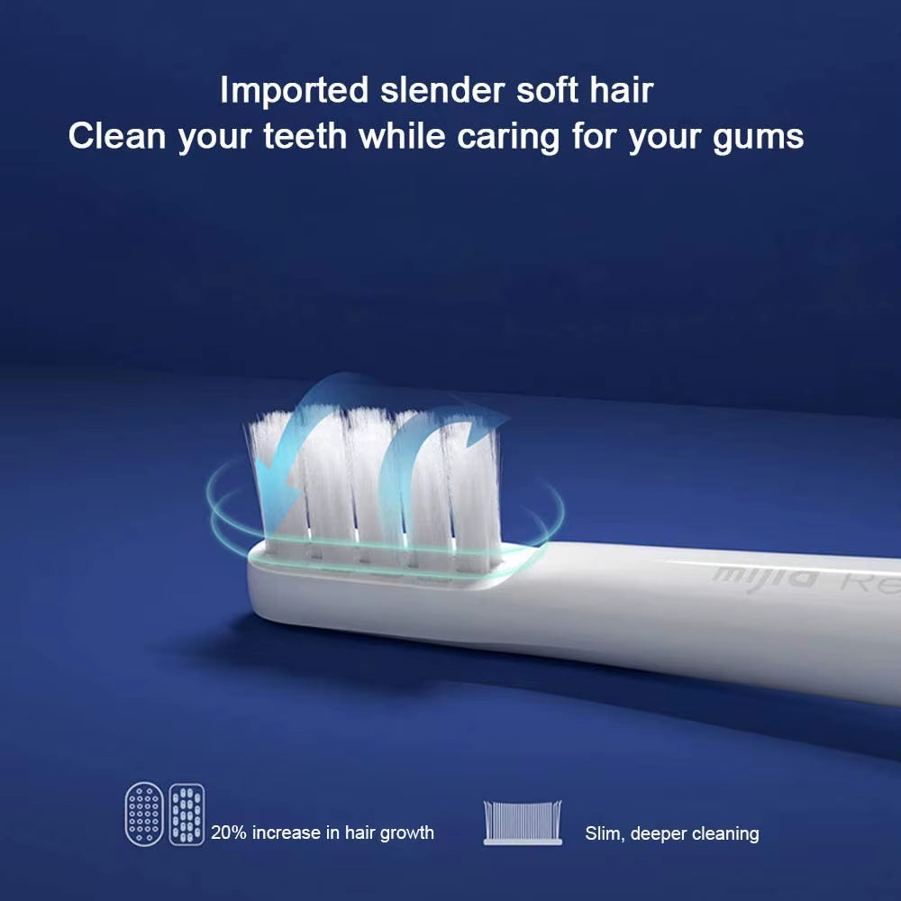 MIJIA T100 Sonic Electric Toothbrush - 30-Day Battery Life, 16500 RPM Vibration, USB Rechargeable, IPX7 Waterproof