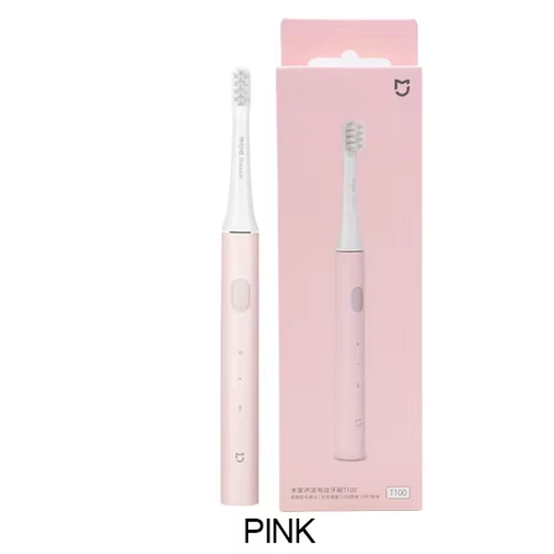 MIJIA T100 Sonic Electric Toothbrush - 30-Day Battery Life, 16500 RPM Vibration, USB Rechargeable, IPX7 Waterproof