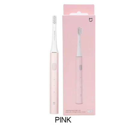 MIJIA T100 Sonic Electric Toothbrush - 30-Day Battery Life, 16500 RPM Vibration, USB Rechargeable, IPX7 Waterproof