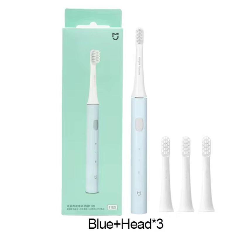 MIJIA T100 Sonic Electric Toothbrush - 30-Day Battery Life, 16500 RPM Vibration, USB Rechargeable, IPX7 Waterproof